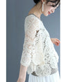 Cool layered crochet top