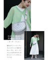 A large capacity quilted body bag that adults can carry with elegance