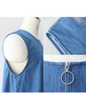 A dress that covers the chest area for slim people