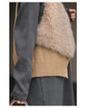 A fur vest for beginners that doesn't look flashy and looks neat