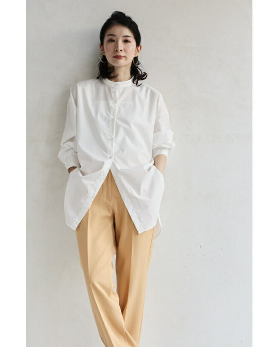 ショート丈ボレロニットとベーシックシャツ2点セット