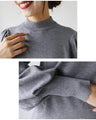 A feminine, evolved version of the turtleneck knit