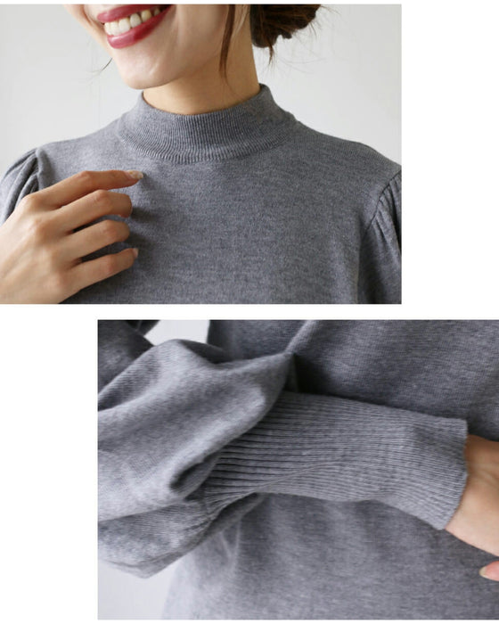 A feminine, evolved version of the turtleneck knit