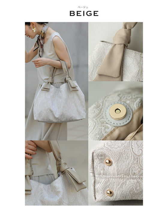 1泊2日限定 大容量 ペイズリー柄 サブバッグ 鞄