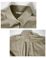 An overshirt that flaunts a great silhouette and falls to the back