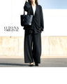A beautiful stretch collarless jacket that won't tire you out