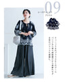 Airy denim pants with a drape