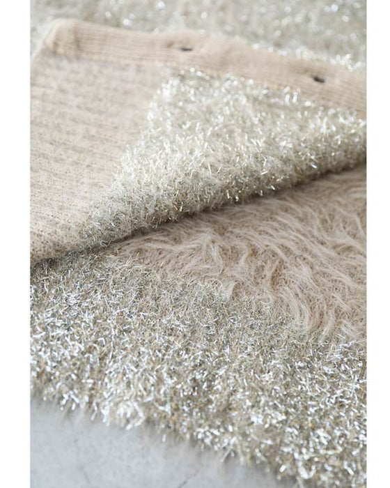 好きがつまった ざっくりキラふわカーデ