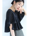 Shell lace top that hides your upper arms