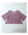 Cool layered crochet top