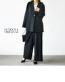 A beautiful stretch collarless jacket that won't tire you out
