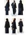 A beautiful stretch collarless jacket that won't tire you out