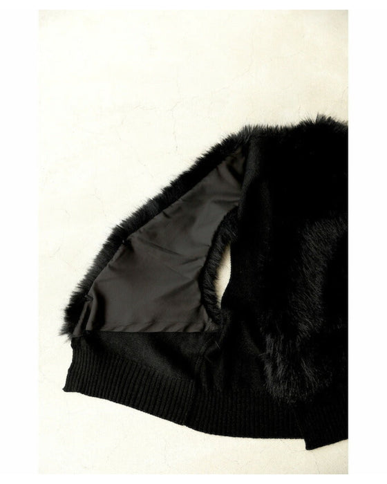A fur vest for beginners that doesn't look flashy and looks neat