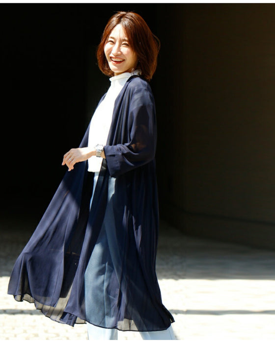 理想の「透け感」二の腕隠しの夏の涼カーデ