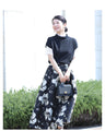 T-shirt graduation declaration Paisley lace inner top
