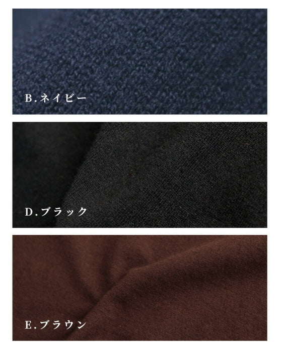 A loose, slender-looking long knit dress