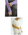 Carved Flower Super Stretch Long Sleeve Top