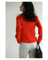 No need for gloves - warm knitwear that keeps you warm all the way to the instep