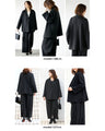 A beautiful stretch collarless jacket that won't tire you out