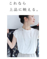 (シルバー)ドレスにもTシャツにも合う 3連煌めきネックレス