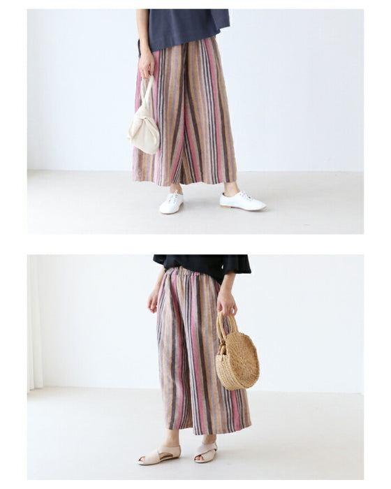 Pants with unique color combinations for stripe lovers