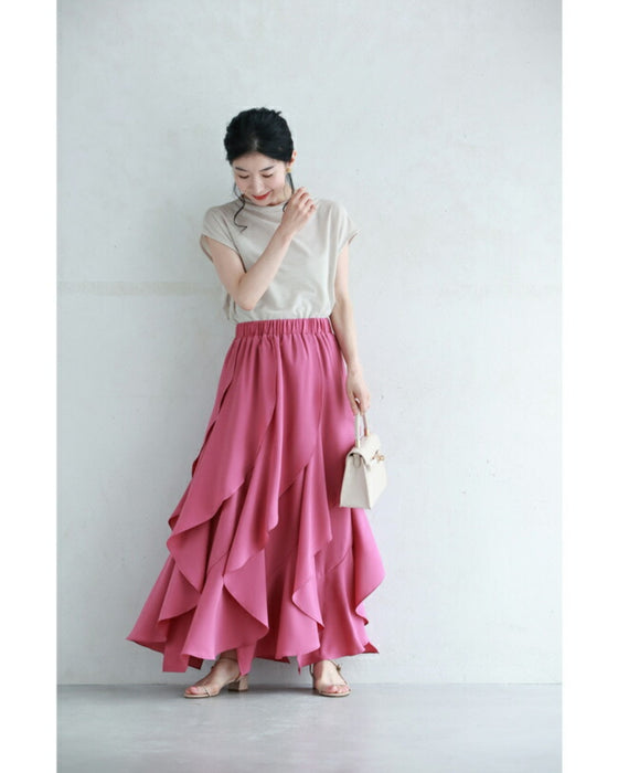 ひらひら花びらフリルスカート
