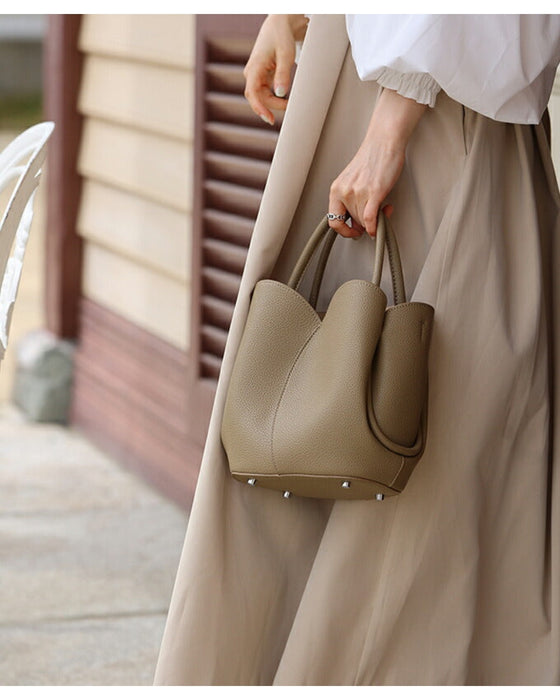 Blooming Tulip Bag with Pouch and Strap