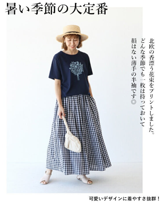 北欧の香漂う花束トップス