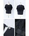 Shell lace top that hides your upper arms