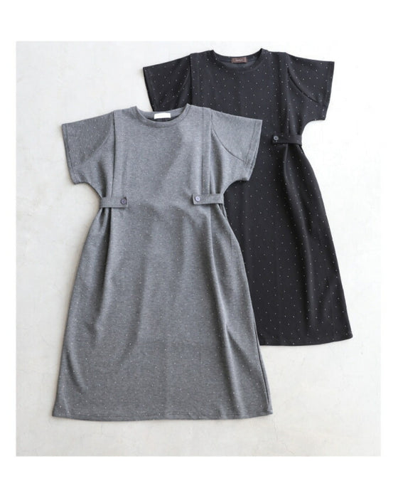 楽なのにきちんと見せ 星空ワンピース