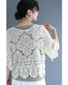 Cool layered crochet top