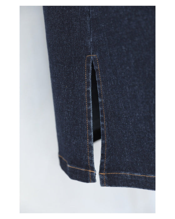 16通り着回して楽しむ 上品デニムサロペットワンピース