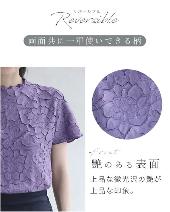 彫刻花トップス