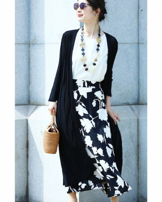 【アウトレット返品交換不可】1枚あればコーデが広がる。着回しロングカーディガン羽織り