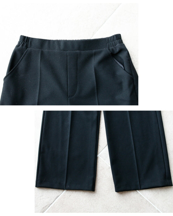 Many requests! Washable pants with vacuum center press