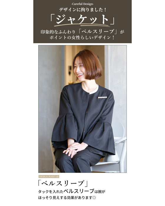 A stylish suit with a great design that can be washed at home