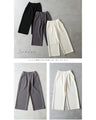 楽してオシャレに穿ける 体型拾わない 年中ヘビロテパンツ ホワイト限定ぺチパンツ付き