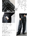 Elevate your outfit! Simple yet unique faux leather pants
