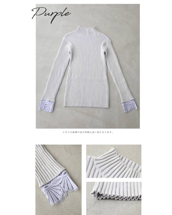 Optical illusion shadow line knit