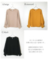 Feminine blouse with floppy sleeves
