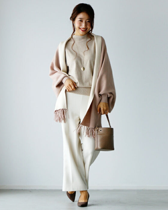A feminine, evolved version of the turtleneck knit