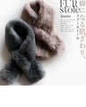 Addictive texture. Fur stole