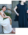 A simple one-piece dress that shows off your cute and unique style