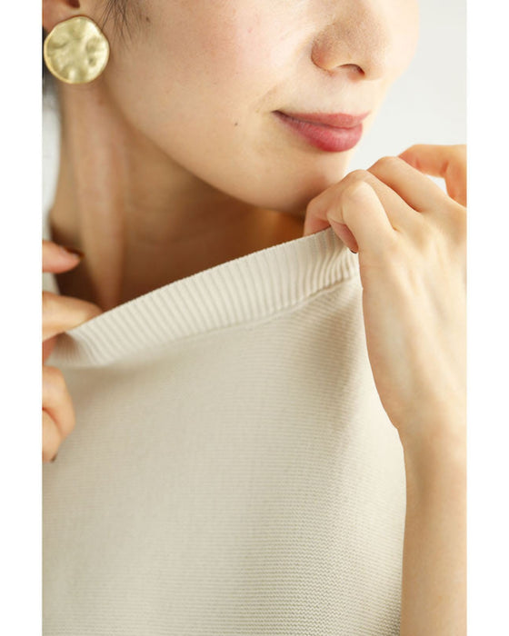 ふんわり立体感 つぼみニット