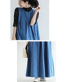 A dress that covers the chest area for slim people