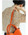 Blooming Tulip Bag with Pouch and Strap