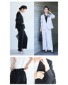 【コーデセット】薄手ver 1日着ても疲れない 伸縮スーツ ジャケット パンツ2点セット
