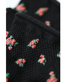 可愛い小花柄ショートソックス2点セット　返品・交換不可