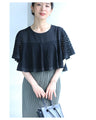Shell lace top that hides your upper arms