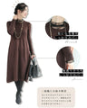 A lace inner that stylishly hides wrinkles around the neck